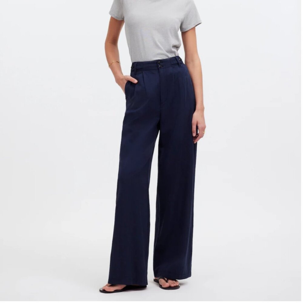 Madewell Harlow Wide-Leg Pant (Size 4)